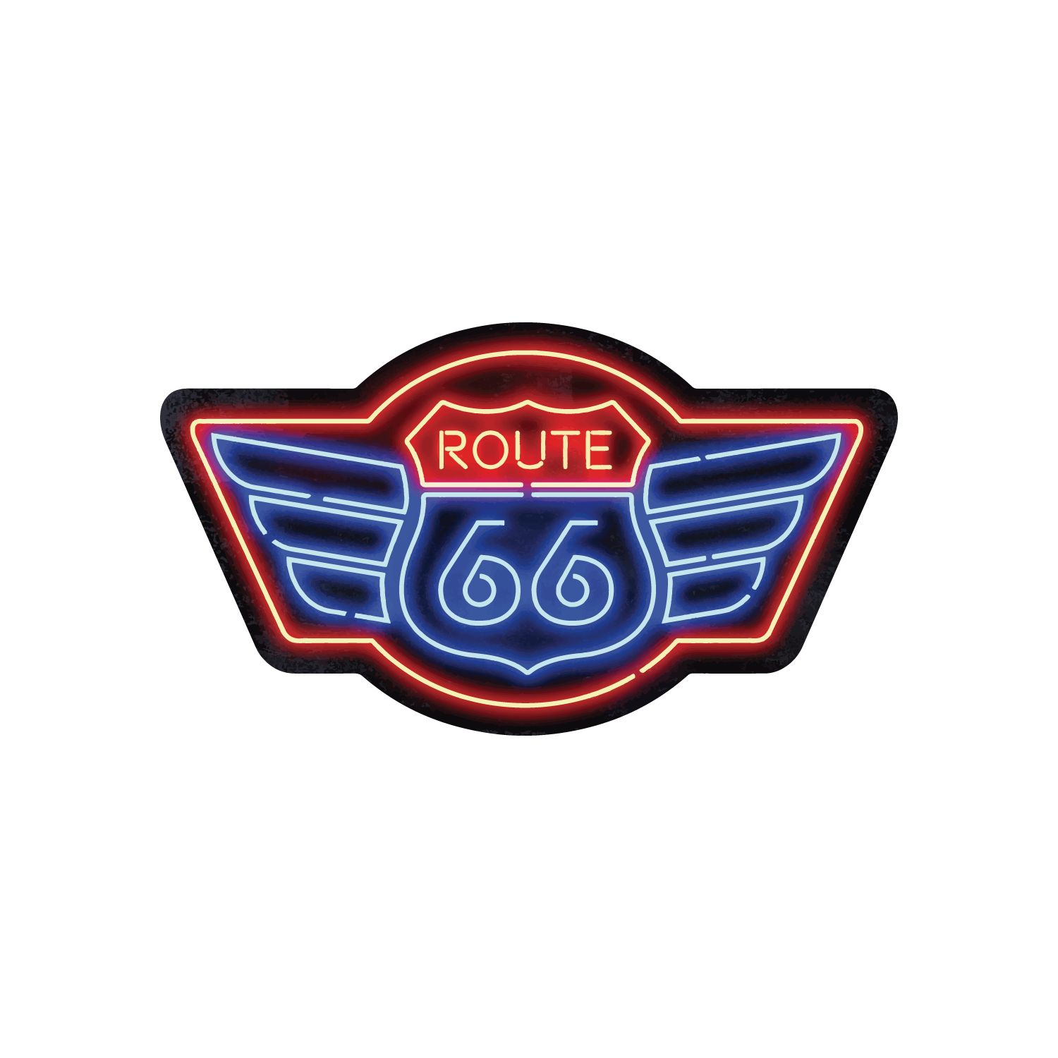 ルート66 ネオンサイン (Route 66-Neon Sign)