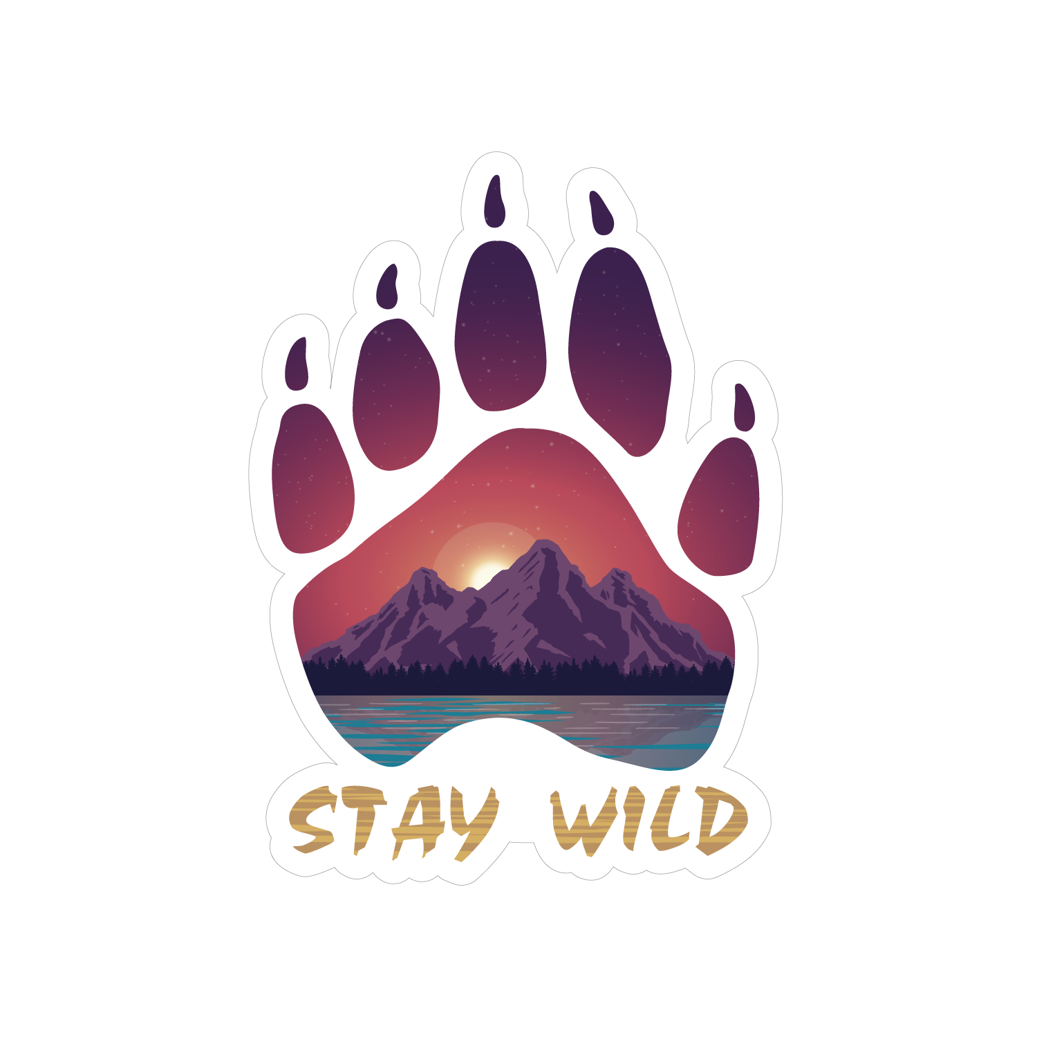 ステイワイルド (Nature Quotes-Stay Wild)