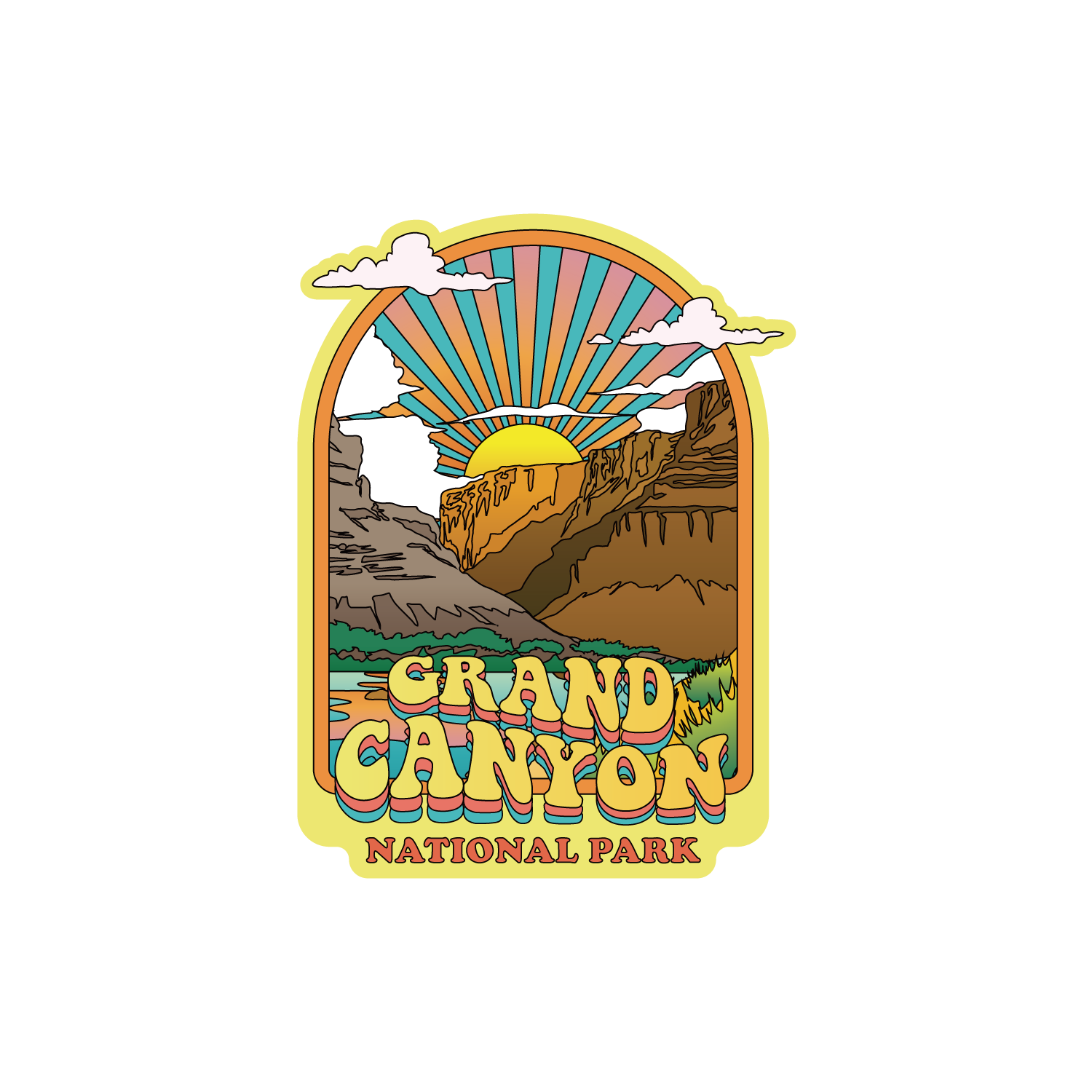 グランドキャニオンナショナルパーク (Pastel Sunset-Grand Canyon)