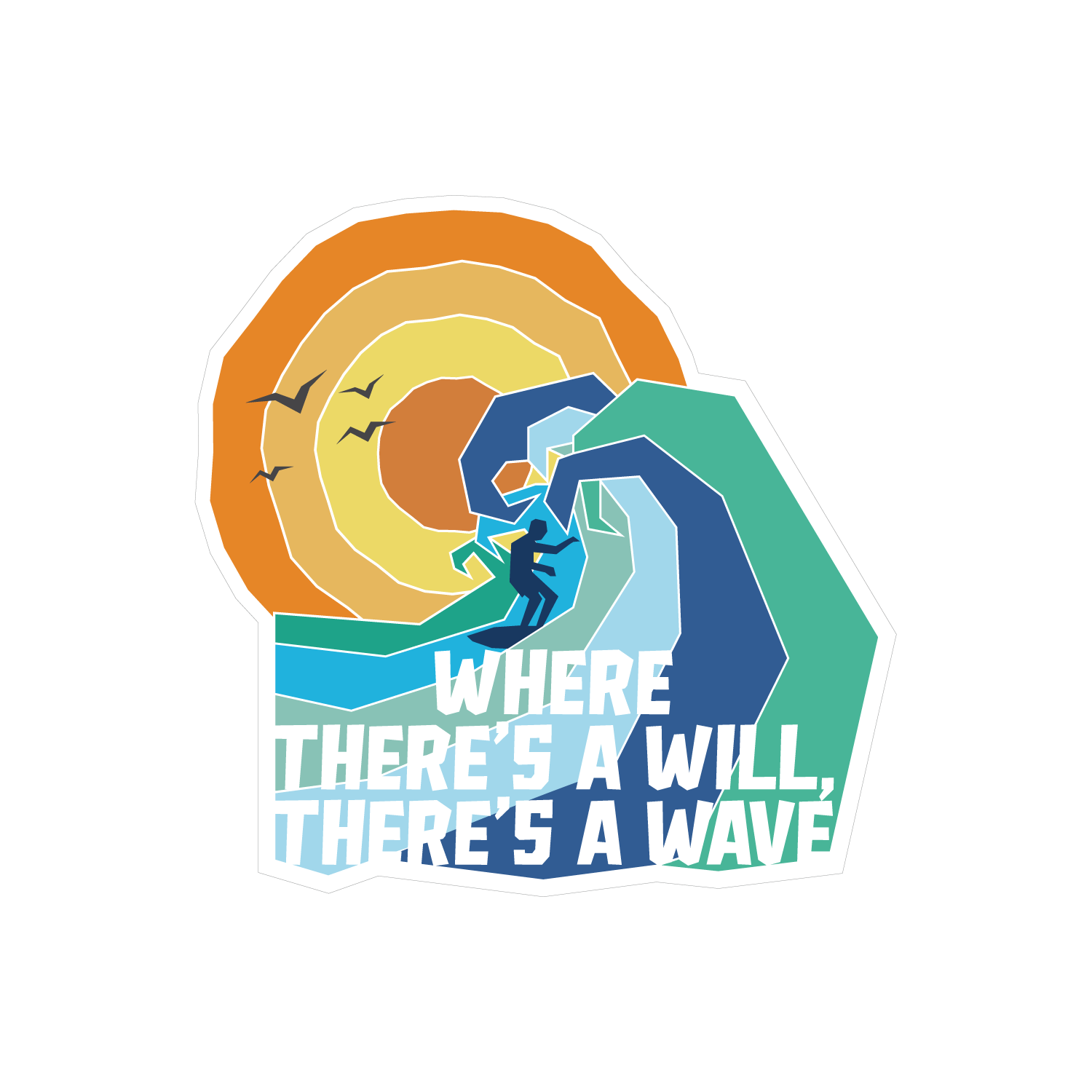 ウェイブサーフィン (Beach Sayings-Will and Wave Surf)