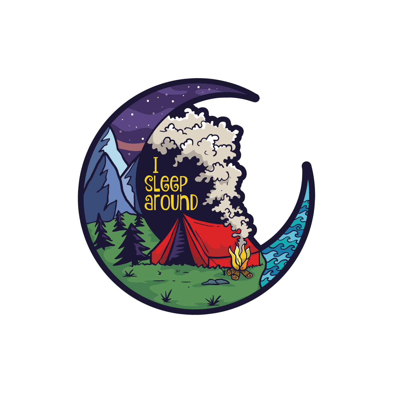 スリープアラウンドテント＆ムーン (Camp Sayings-Tent Moon)