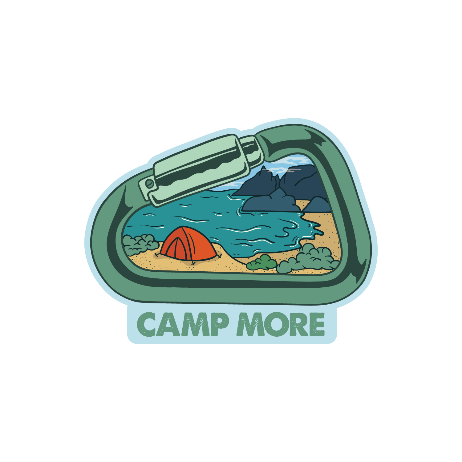キャンプモア カラビナ (Camp Sayings-Camp More Tent Carabiner)
