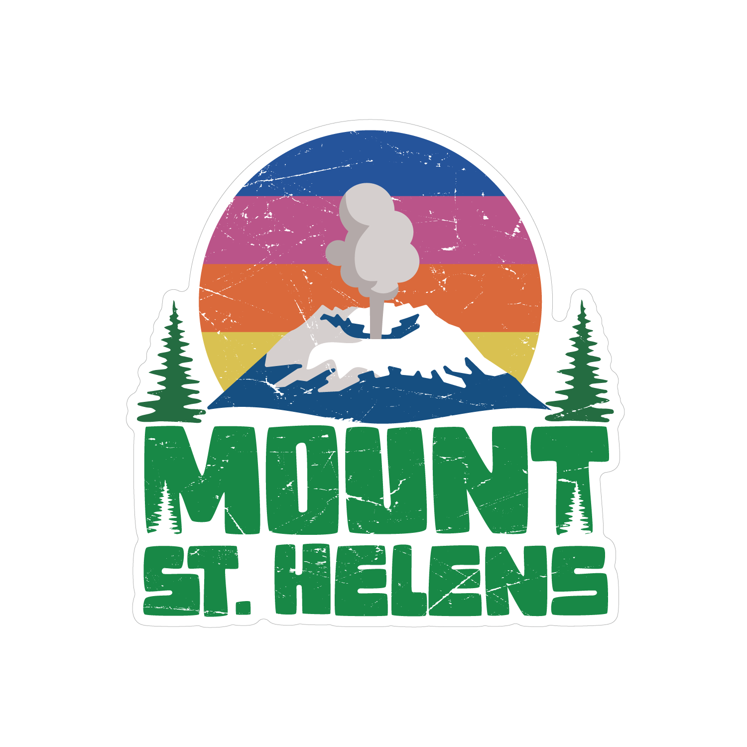 マウントセントヘレンズ (Gradient Bolds-Mount St. Helens)